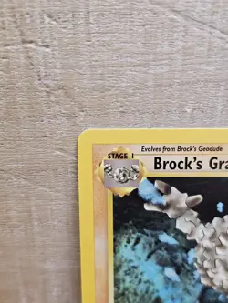 Brock's Graveler 34/132 1st Edition Gym Challenge Non-Holo Pokemon Card TCG - Image 3