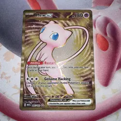 Mew EX 205/165 Gold Metal Scarlet & Violet 151 Promo - Pokemon Card TCG - MINT - Image 1