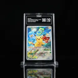 Pikachu 027 Sv: Scarlet & Violet Promo Cards Holo TAG Graded 10 - Image 1