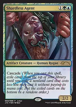 MTG - Shardless Agent - Foil DCI Judge Promo Judge Rewards Promos - Image 1