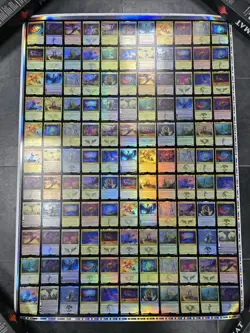 MTG Magic The Gathering Tarkir Dragonstorm Foil Mythic Uncut Sheet - Image 1