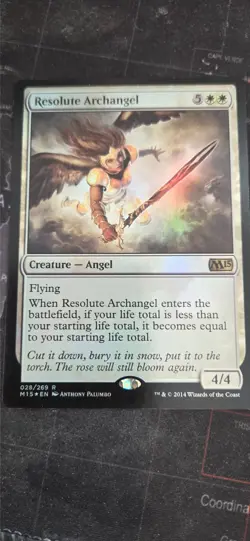 MtG Resolute Archangel Foil - Image 1