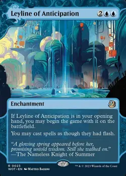 1 x Leyline of Anticipation - Foil - Wilds of Eldraine: Enchanting Tales - NM-Mi - Image 1
