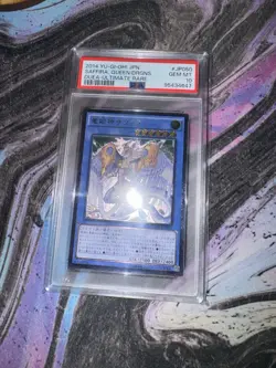 Yu-Gi-Oh! Saffira Queen Of Dragons DUEA-JP050 PSA 10 Ultimate Rare Gem Mint - Image 1