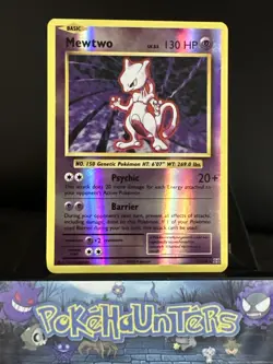 Pokemon Card Mewtwo 51/108 XY Evolutions Reverse Holo Rare Near Mint - Image 1