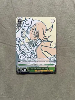 Weiss Schwarz Trading Card Araragi Karen PR English Limited - Image 1