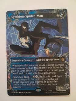 Symbiote Spider-Man Showcase NM/M Marvel Spiderman MTG MAGIC THE GATHERING - Image 1