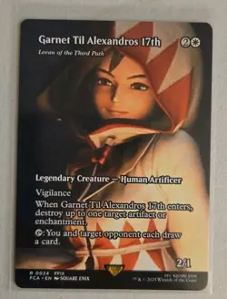 MTG Garnet Til Alexandros 17th #0024 Showcase Rare FINAL FANTASY: TTA (FCA) - Image 1