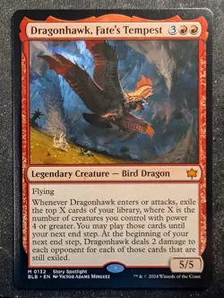 Dragonhawk, Fate's Tempest - Bloomburrow (MTG) - Image 1