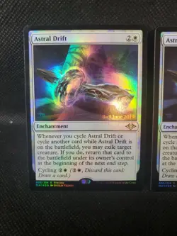 2x MTG Astral Drift FOIL Modern Horizons NM Prerelease Promo FNM See Pics - Image 2