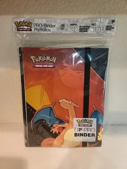 ULTRA PRO Pokemon 9 pocket " PRO " binder, album. Holds 360 - Image 1