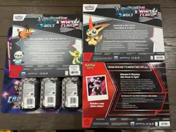 Pokemon Sealed Lot - Mewtwo Ex Box, Victini Illustration, Unova Poster & 3 Tins - Image 2