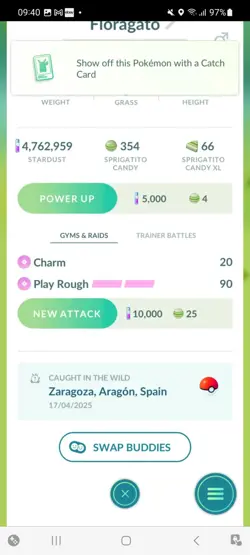 Pokemon Go Shiny Floragato hat - Image 2