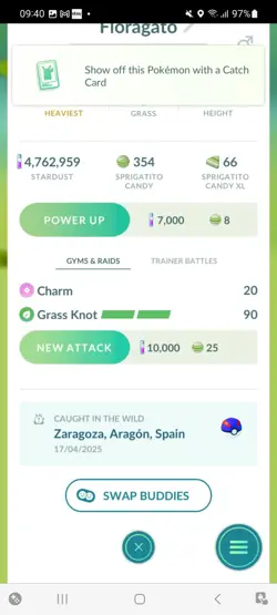 Pokemon Go Shiny Floragato hat - Image 2