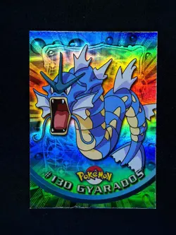 topps Pokemon TV Animation Edition Series 3 Rainbow Holo Foil #130 Gyarados - Image 1
