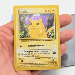 CARTA POKEMON CARD PIKACHU 58/102 - ITA - SET BASE UNLIMITED - NEAR MINT - Image 2