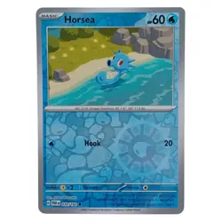 Horsea Reverse Holo - 030/182 - Paradox Rift Pokemon 2023 - Image 1