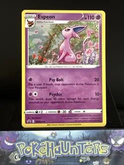 Pokemon Card Espeon SWSH174 Cosmo Holo Rare Black Star Promo Near Mint - Image 1