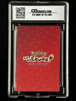 Eevee CG Pristine 10 Card Database Let’s Go CGC PSA Pokemon 2025 - Image 2