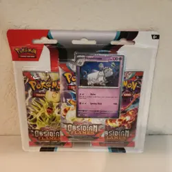 Pokemon TCG Scarlet & Violet - Obsidian Flames Booster Blister - 3 Packs - Image 1