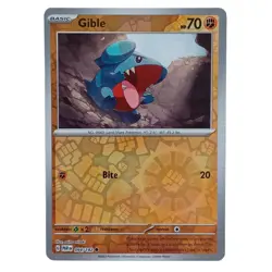 Gible Reverse Holo - 094/182 - Paradox Rift Pokemon 2023 NM - Image 1