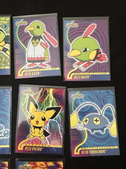 Pokemon Topps Johto Non-Holo Lot of 10 Cards! - Image 3