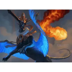 MTG Streets of New Capenna Art Series Disdainful Stroke Art Card 11/81 - Image 1