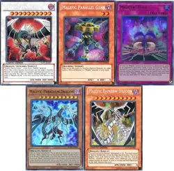 Yugioh Malefic Budget Deck Rainbow - Paradox Dragon - Blue-Eyes - 55 Cards NM - Image 1