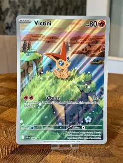 Pokemon Victini SVP #208 Black Star Jumbo Promo Card Black & White Collection NM - Image 1