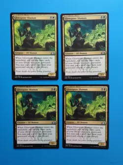 MTG 4x Glowspore Shaman x4 NM Guilds of Ravnica Magic Playset - Image 1