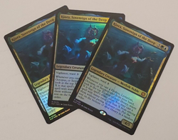 MTG 3X FOIL Kiora, Sovereign of the Deep March of the Machine: The Aftermath - Image 1