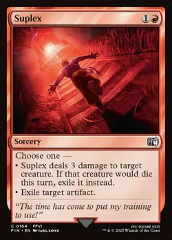 Suplex - Final Fantasy #0164 MTG Magic The Gathering - Image 1