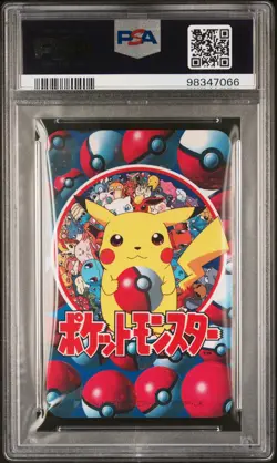1998 POKEMON TELEVI-KUN 10 OF SPADES NIDOQUEEN/NIDORAN/NIDORINA/RAICHU PSA 10 - Image 2