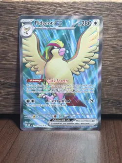 Pidgeot EX 217/197 Obsidian Flames Pokemon TCG 2023 NM/Near Mint - Image 1