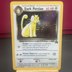 POKEMON WOTC BLACK STAR PROMO DARK PERSIAN HOLO #17 - Image 1