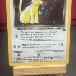 POKEMON WOTC BLACK STAR PROMO DARK PERSIAN HOLO #17 - Image 3