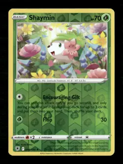 Shaymin Reverse Holo Rare SWSH10: Astral Radiance 014/189 LP Pokemon LP - Image 1