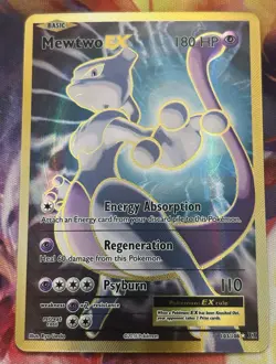 Pokemon Mewtwo EX 103/108 Ultra Rare Full Art Holo XY Evolutions NM - Image 1