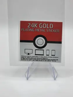 Dragonair 24k Gold Plated Pokemon Korean Sticker NM - Image 2