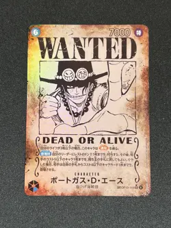 Portgas.D.Ace [Wanted] OP13-119 SEC One Piece Trading Card Game Japanese - Image 1