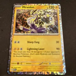 Pokemon Miraidon Holo 2025 McDonald’s Happy Meal Promo Card 003/015 - Image 1
