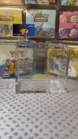 3Pcs Pokemon Magnetic Booster Box Acrylic Case! Pokemon Card Protective Display! - Image 3