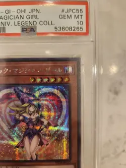 YuGiOh Black Magician Girl Secret PSA10 Trading Card 496 Copies World Wide - Image 3