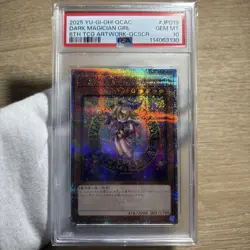 YuGiOh Dark Magician Girl 25th Edition PSA10 Trading Card One Owner - Image 1