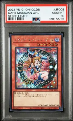 PSA10 Dark Magician Girl Secret Rare YuGiOh Trading Card PSA graded Card - Image 1