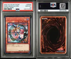 PSA10 Dark Magician Girl Secret Rare YuGiOh Trading Card PSA graded Card - Image 3