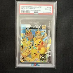 Psa10 Pokemon Card Pikachu V-Union 25Th - Image 1