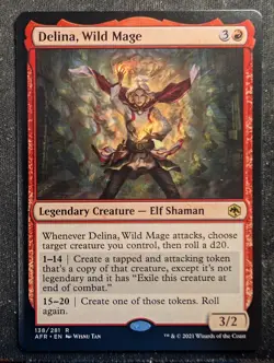 Delina, Wild Mage - Adventures in the Forgotten Realms (MTG) - Image 1