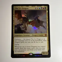 The Ur-Dragon Foil - Mythic - Commander 2017 MTG Magic the Gathering - Image 1