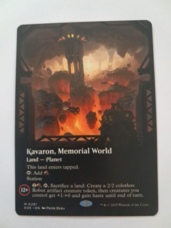 Kavaron, Memorial World Borderless NM Magic the Gathering Edge of Eternities MTG - Image 1